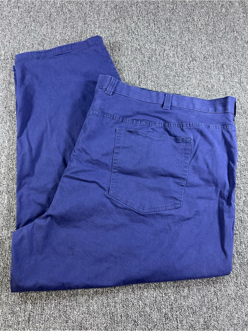 HB Men’s Continuous Comfort Big & Tall Blue Stretch Pants 64x30